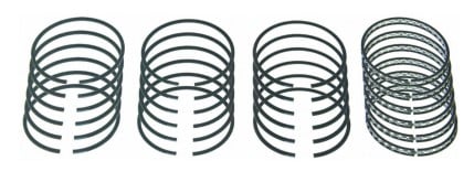 Cast Piston Ring Set for Buick, Olds, Pontiac Engines w/4.150 in. Bore (+.030 in.)