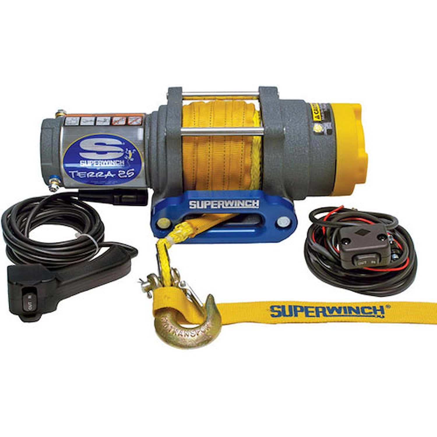 Terra 25SR Winch Rated Line Pull 2,500-lb.
