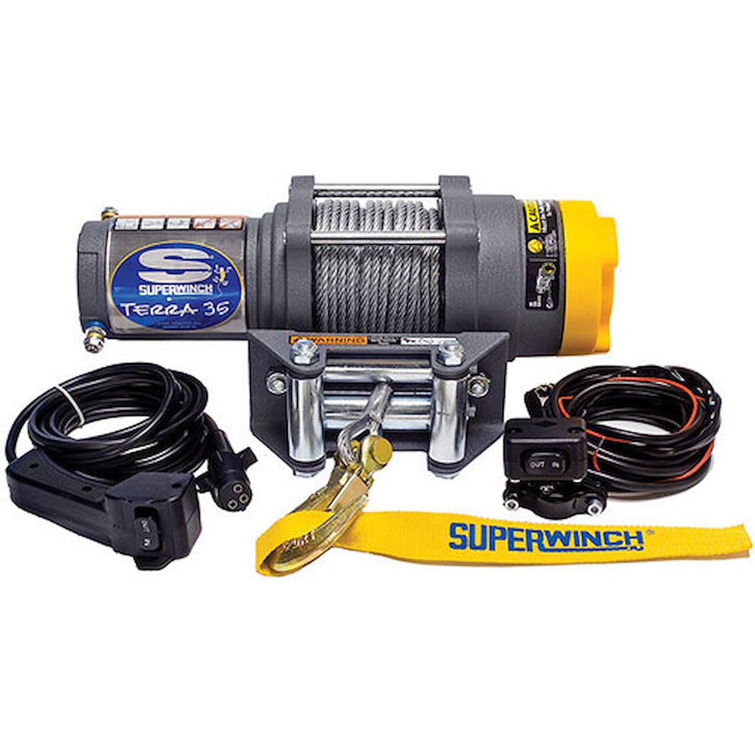 Terra 35 Winch Rated Line Pull 3,500-lb.