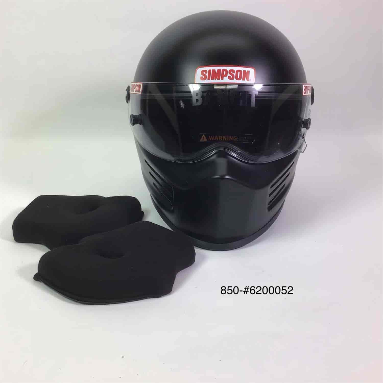 *BLEMISHED* 2X-Large Bandit Helmet Gloss Black