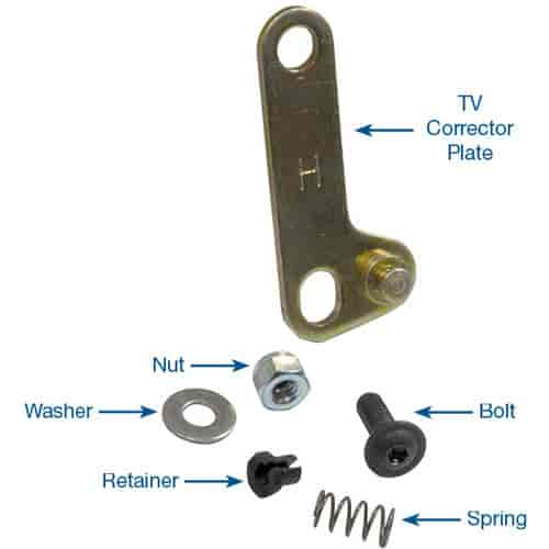 TV Cable Corrector Bracket Kit GM 200, 200-4R, 200C, 700R4/4L60, Ford AOD