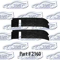 Bumper Seals - Outer, Rear 62 Chevrolet Biscayne Belair Impala