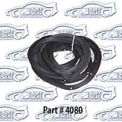 Door Weatherstrip - Front W/ Clips 62-67 Chevrolet II, Nova Station Wagon, 4 Door