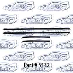 Window weatherstrip for 70-72 Chevrolet Monte Carlo 2 Door Hardtop