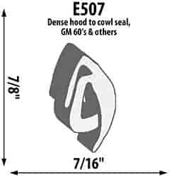 Hood-to-Cowl Extrusion Height: 7/8"