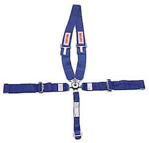 Lever Camlock 5-Point Dragster Harness Nomex Covered Belts