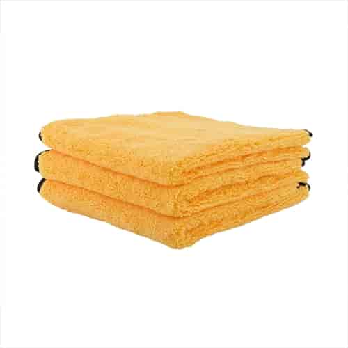 Chemical Guys MIC_506_03 Professional Grade Premium Microfiber Towels, Gold 16 x 16, Pack of 3