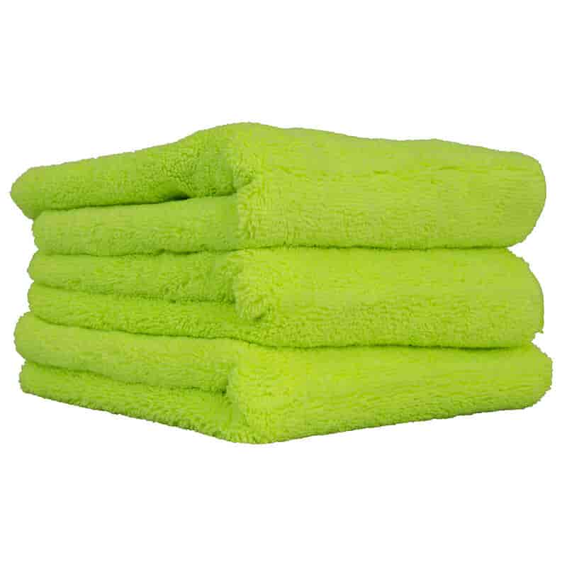 El Gordo Extra Thick Professional Microfiber Towels Green 3 Pack