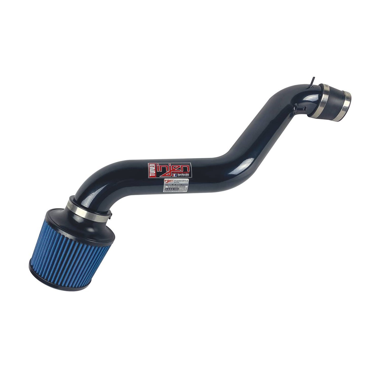 Black IS Short Ram Cold Air Intake System, 1992-1996 Honda Prelude/Prelude SI VTEC 2.2L, 1992-1996 Honda Prelude SI 2.3L