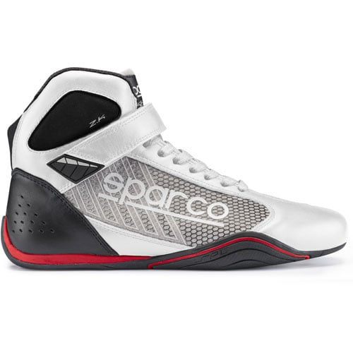 Omega KB-6 Kart Boots White/Silver