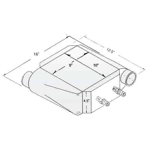 Air/Liquid Universal Intercooler HP Rating: 700