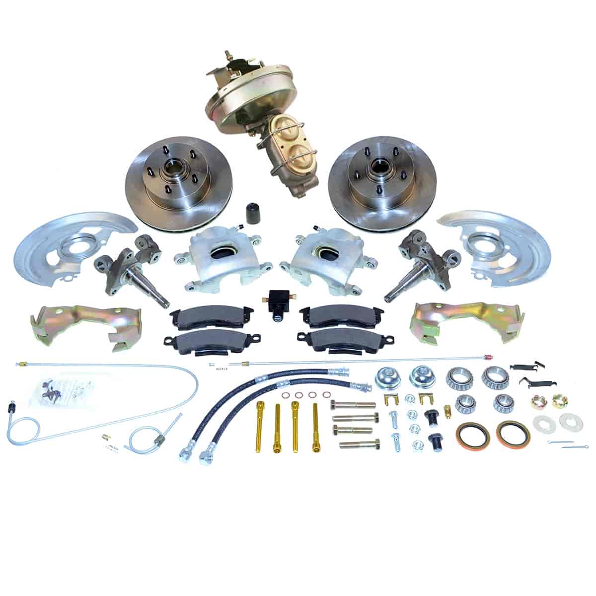 Stainless Steel Brakes A123 1 Front Drum to Disc Brake Conversion Kit