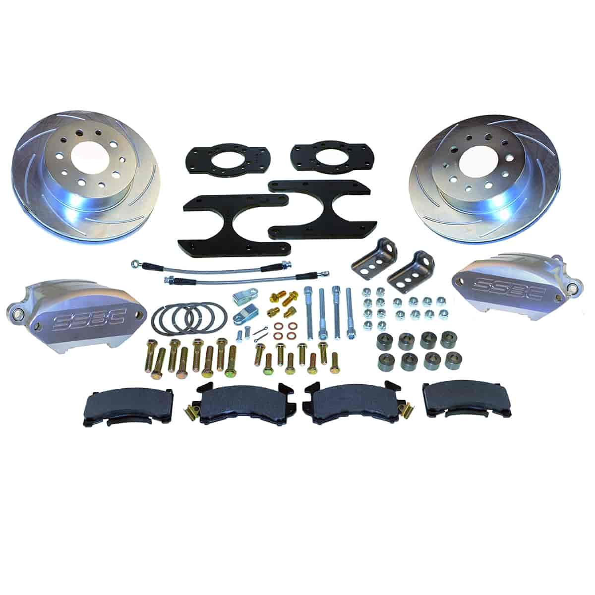 Sport R1 Rear Disc Brake Conversion Kit For GM 10- & 12-Bolt Non-staggered Shocks & C-clip or Non C-clip Axles