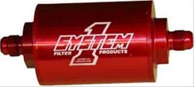 Pro street billet inline fuel filter AN-8 fittings