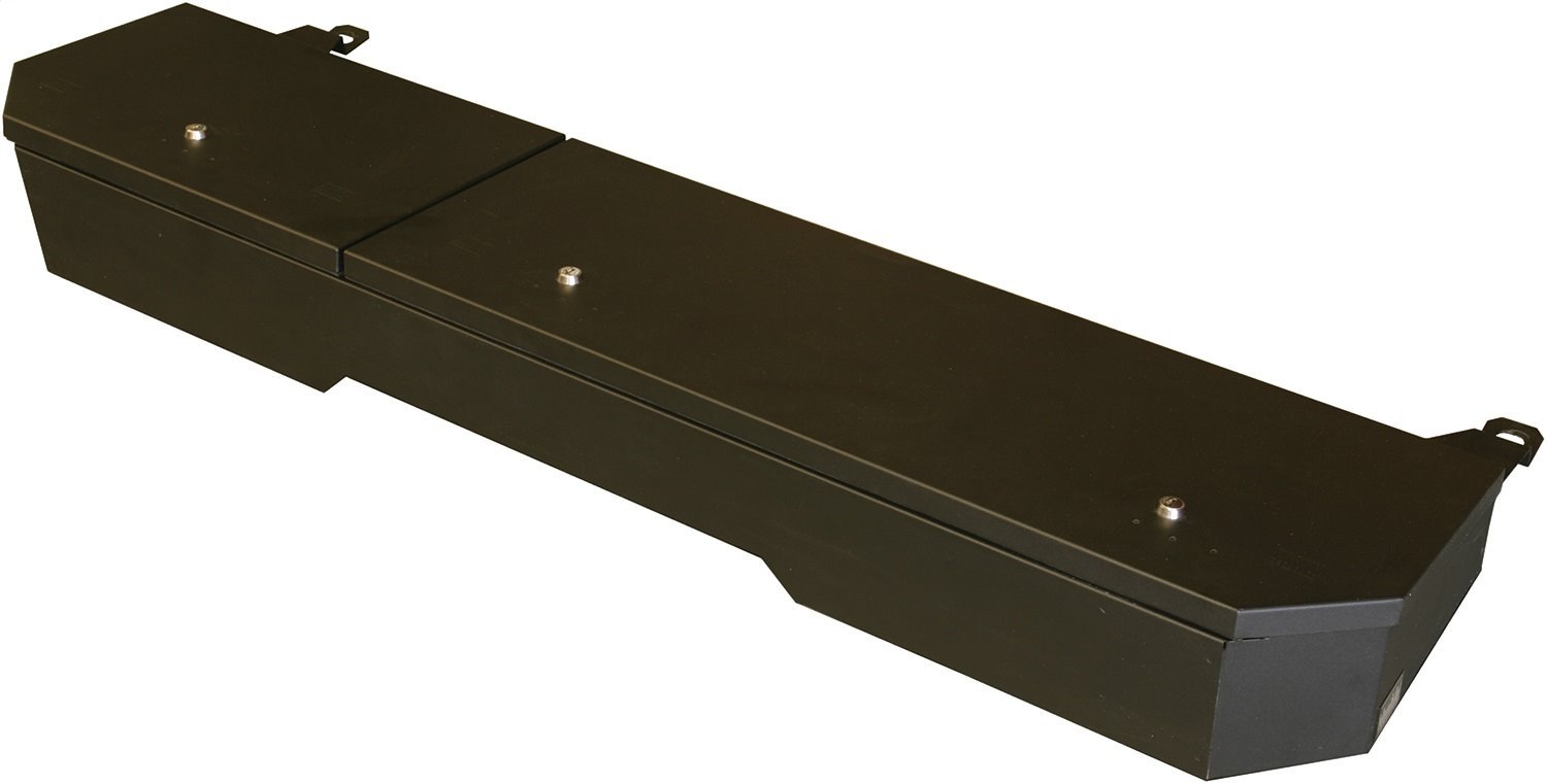 307-01 Compact Underseat Lockbox, Select GM Silverado/Sierra 1500/2500/3500, Black, Rear