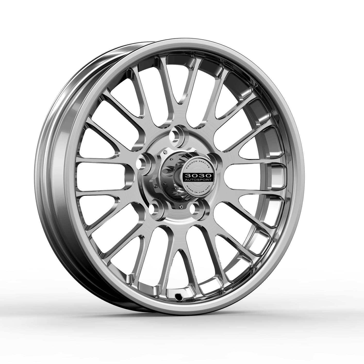 Legend Non-Beadlock Wheel, Size: 15" x 4", Bolt Pattern: 5x4.750" [Polished]