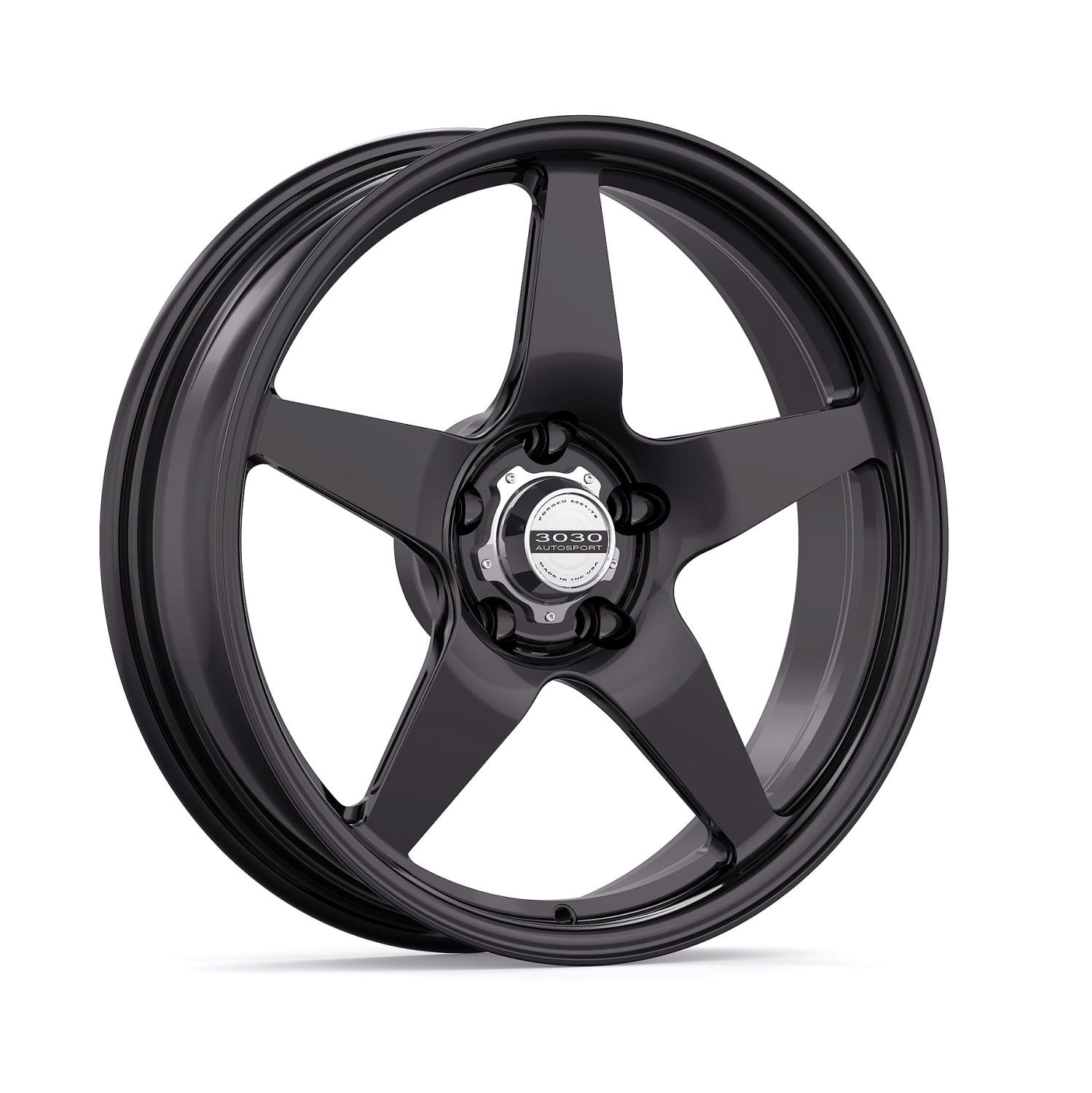 Launch Non-Beadlock Wheel, Size: 18x5", Bolt Pattern: 5x4.75", Backspace: 2.500" [All Black]