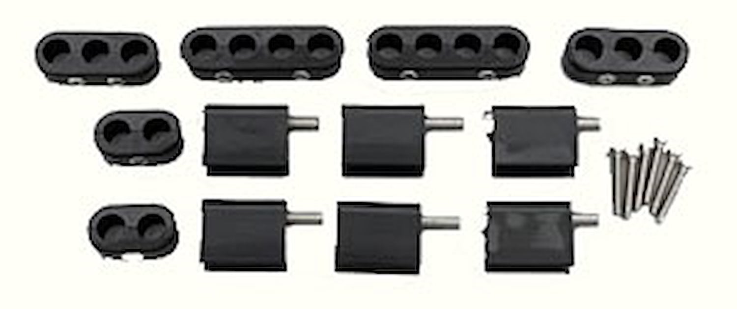 V8 Vertical Wire Loom Kit (2) 4-Wire, (2) 3-Wire, (2) 2-Wire