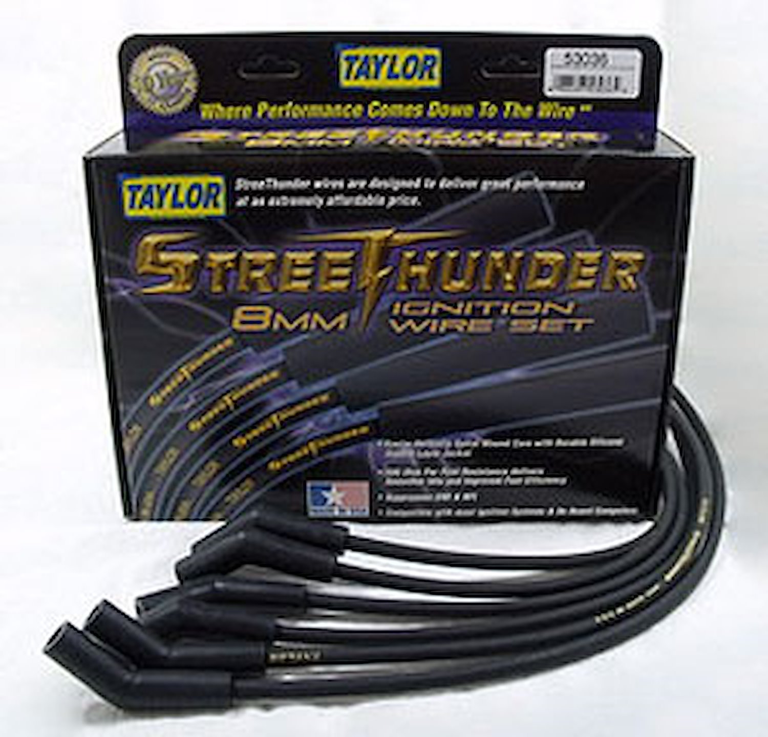 Street Thunder 8mm Spark Plug Wires 2001-2004 Ford