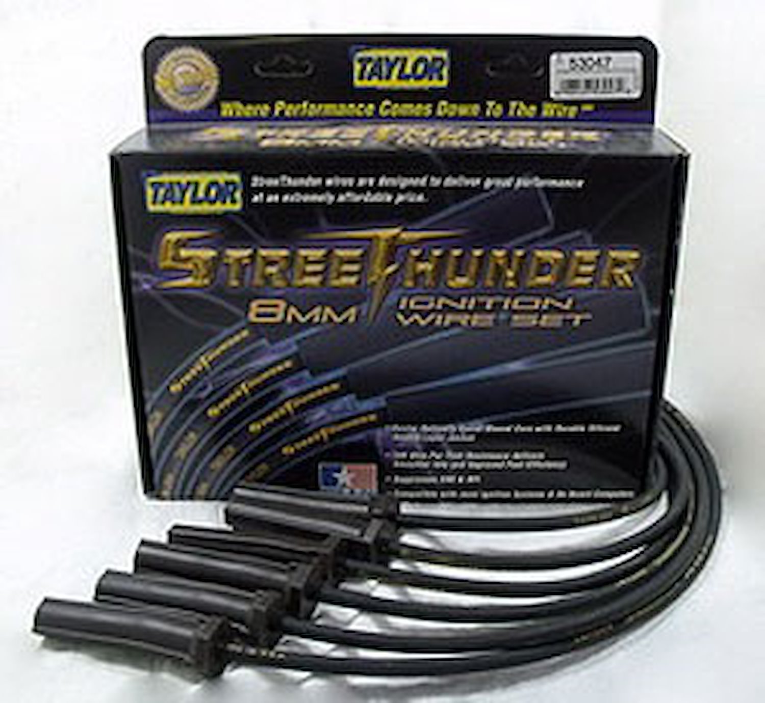 Street Thunder 8mm Spark Plug Wires 2004-2007 GM Car/SUV 3.4L/3.5L