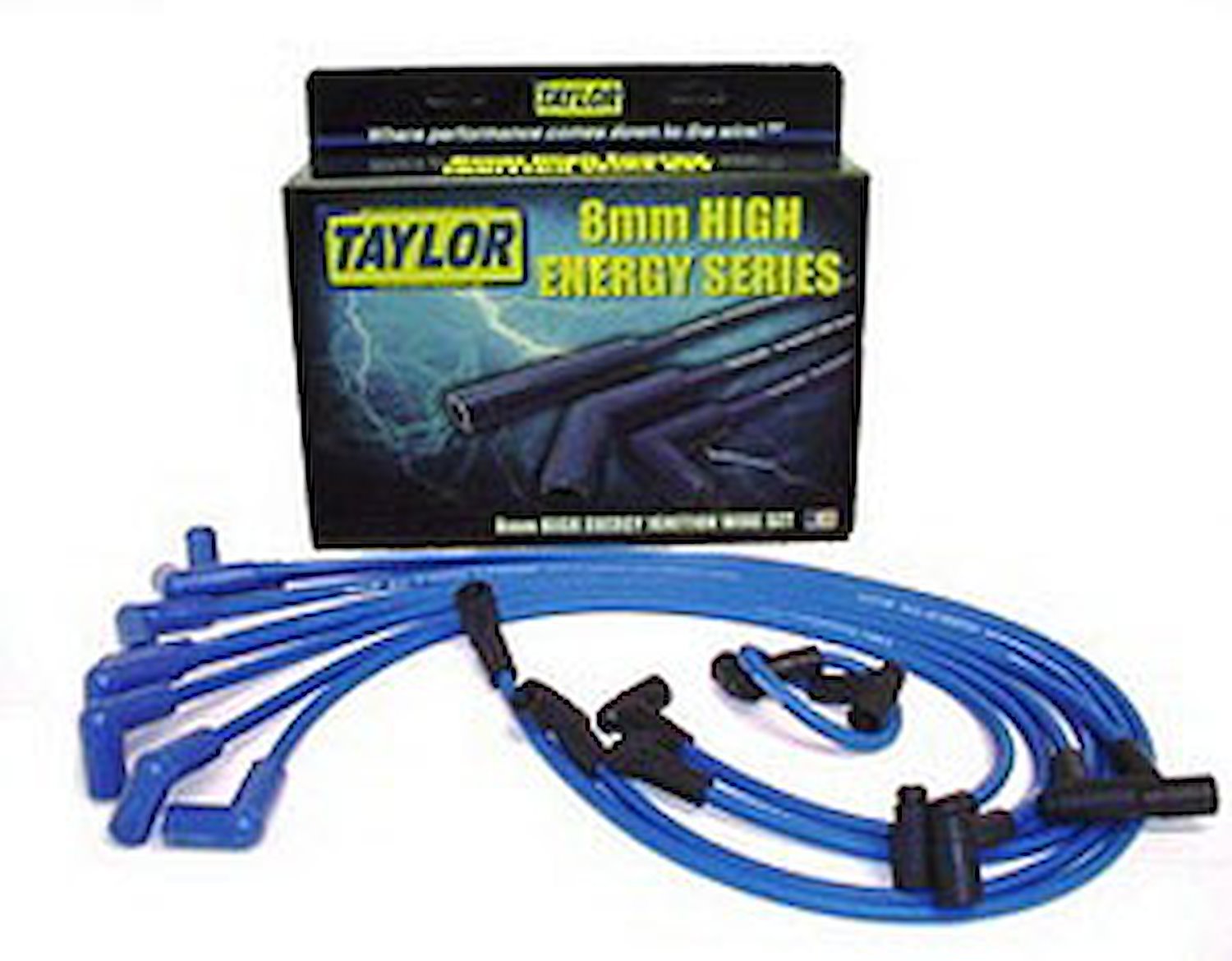 High Energy 8mm Spark Plug Wire Set 1987-1995 GM 5.0L 305 & 5.7L 350
