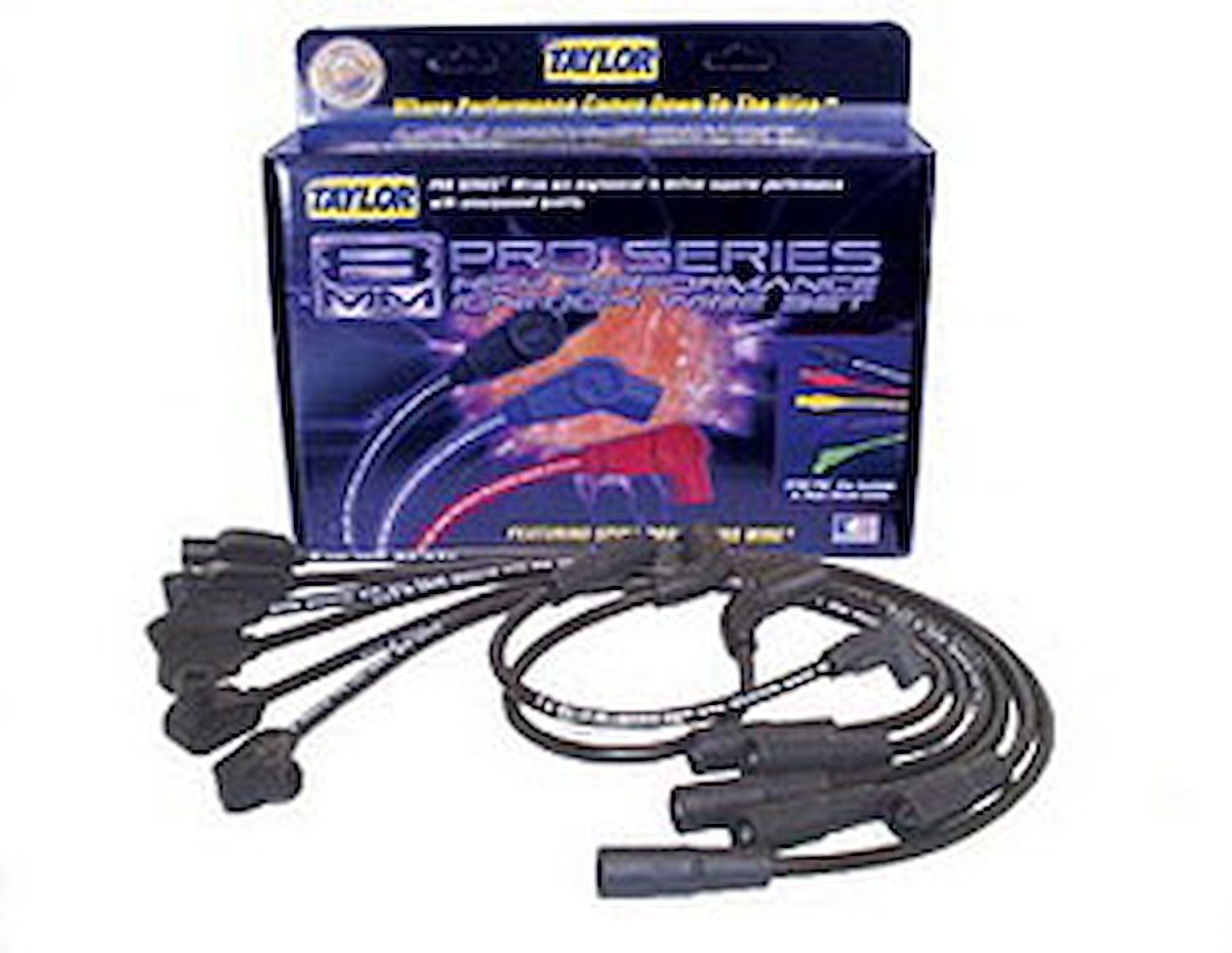 Spiro-Pro 8mm Spark Plug Wires 1996-2004 Chevy/GMC Trucks V6 4.3L Vortec