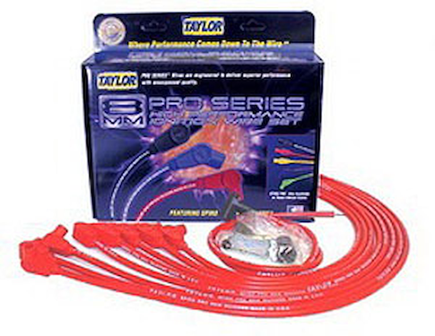 Spiro-Pro 8mm Spark Plug Wires Chevy Small Block (Over Valve Covers)