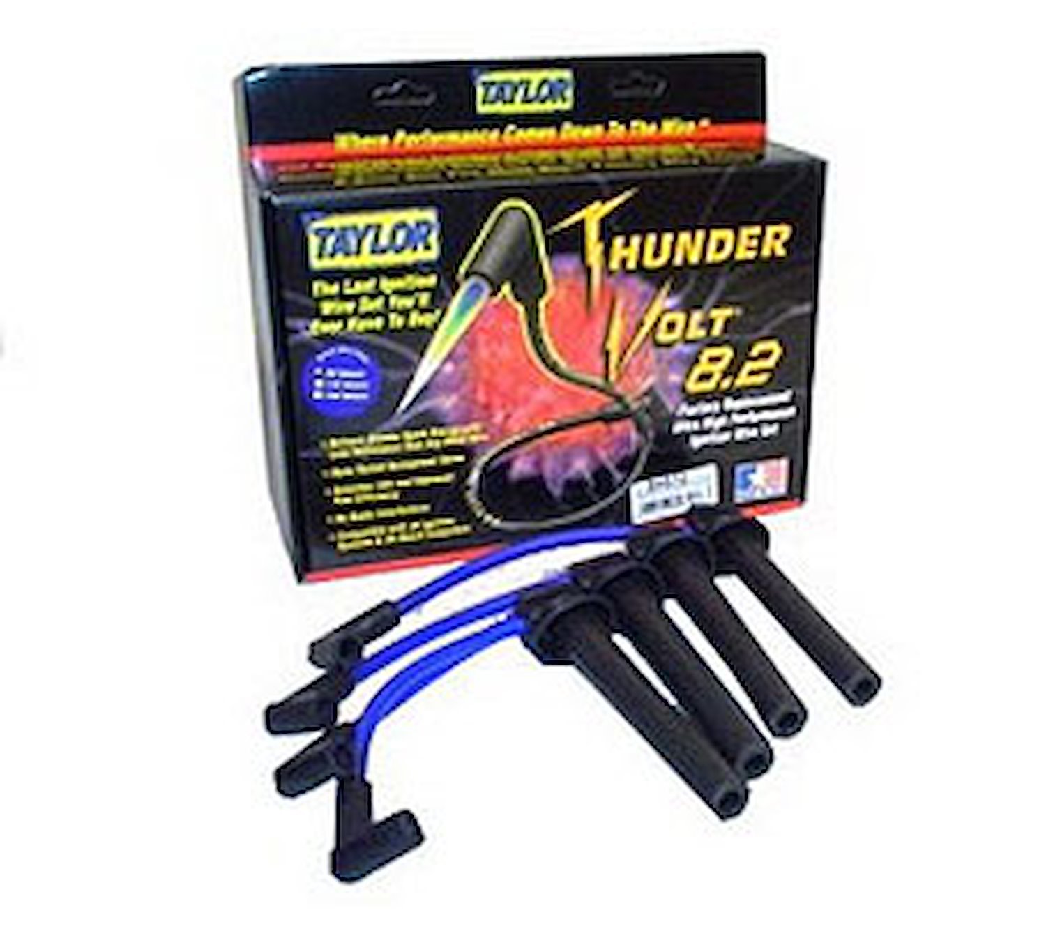 ThunderVolt 8.200 mm Spark Plug Wires Dodge Big Block 383, 400, 426 (except Hemi), 440