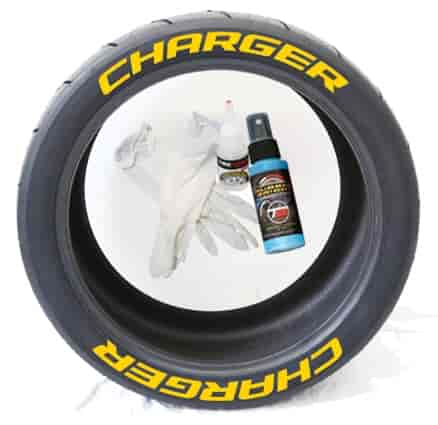 Charger Tire Lettering Kit