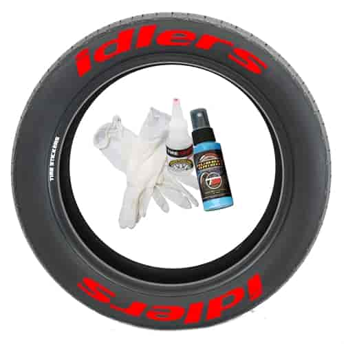 Idlers Tire Lettering Kit