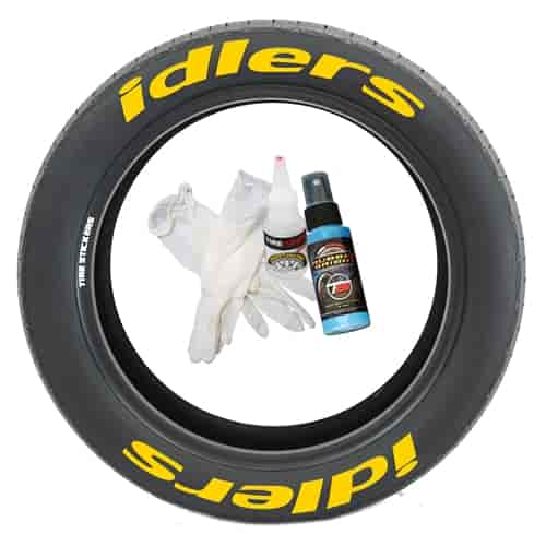 Idlers Tire Lettering Kit