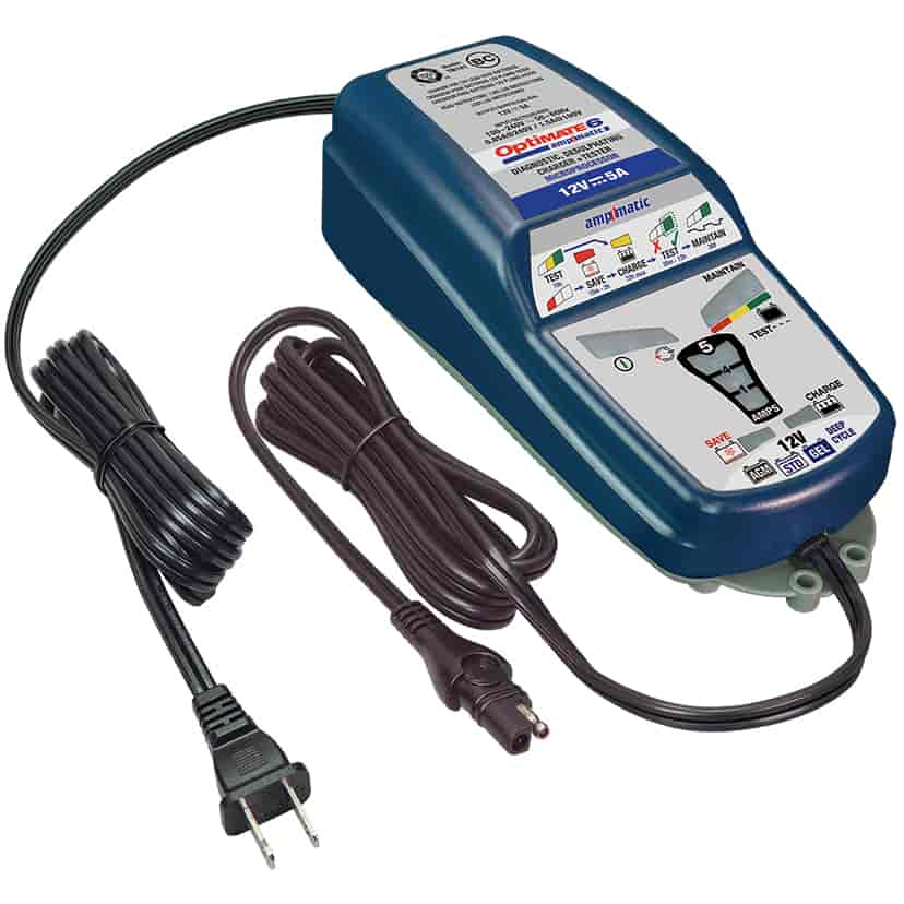 6 Ampmatic Automatic Battery Power Charger & Maintainer [5 Amps / 12 V]