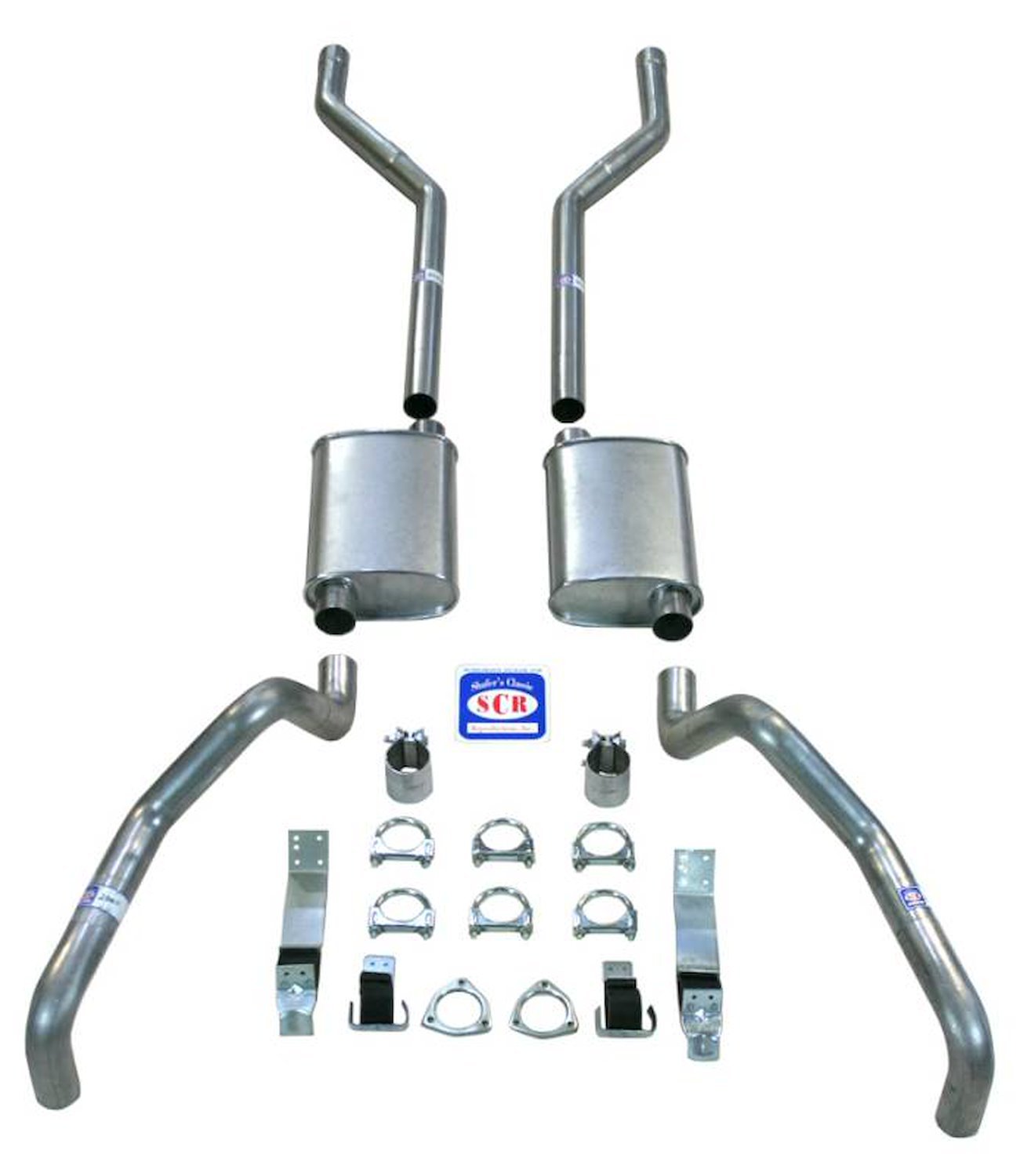 23032 1967-1969 Camaro 2-1/2 in. Exhaust System w/ Small Block w/ Long Style Headers