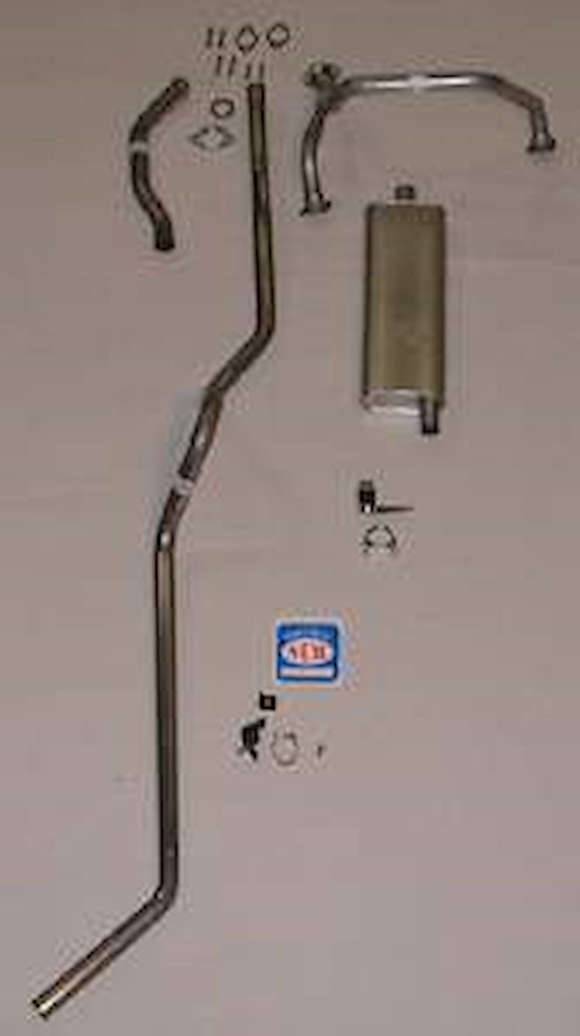 63005-M Single Exhaust System, 1955 Chevrolet Full-Size Station Wagon (exc. 9-Pass.) 8-cyl