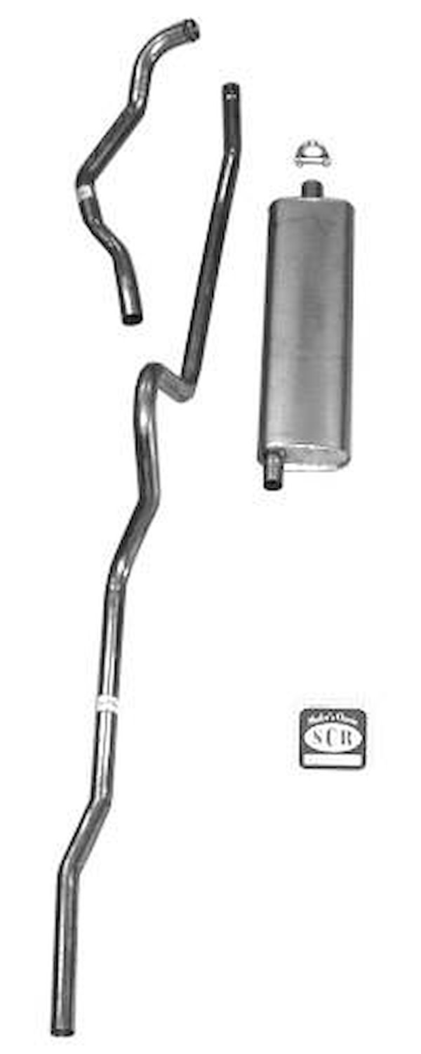 63009 1956 Chevrolet Full-Size Hardtop 6-cyl Exhaust System