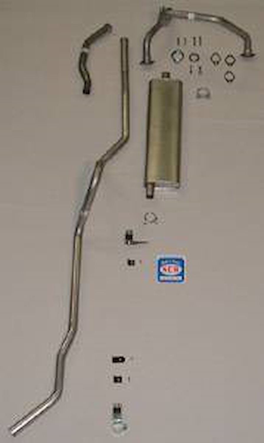 63014-M Single Exhaust System, 1956 Chevrolet Full-Size Station Wagon (exc. 9-Pass.) 8-cyl