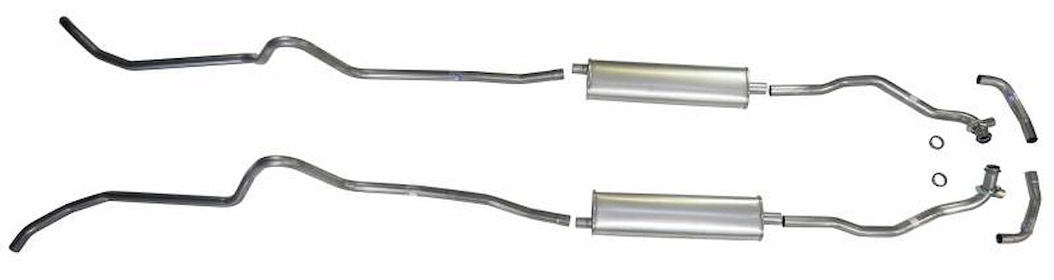 63024-M All Dual Exhaust System, 1957 Chevrolet Full-Size 8-cyl
