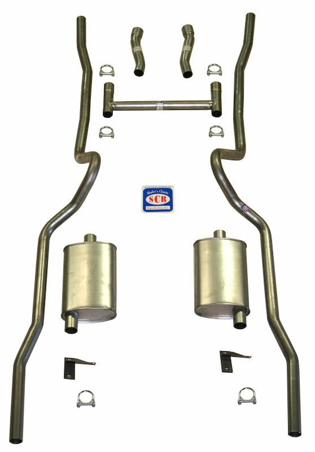 63028 1955-1957 Chevrolet Full-Size Exhaust System