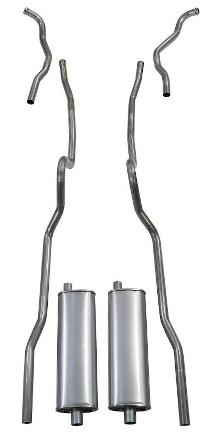63051S-M 1956 Chevrolet Full-Size Exhaust System, 304 Stainless Steel, Modified