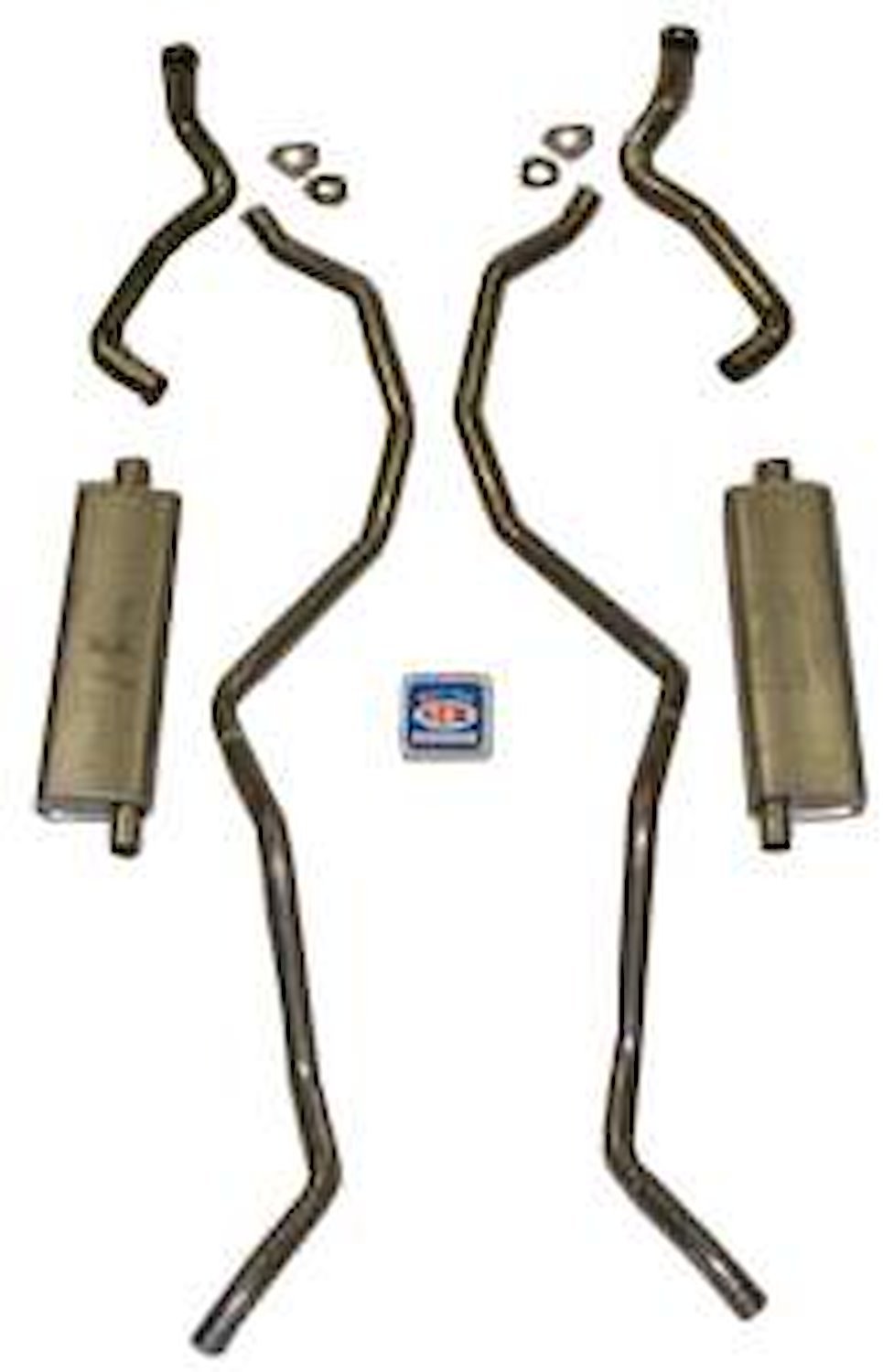73000 1960-1962 Chevrolet 348-409 Dual w/ 2-1/2 in. Exhaust System