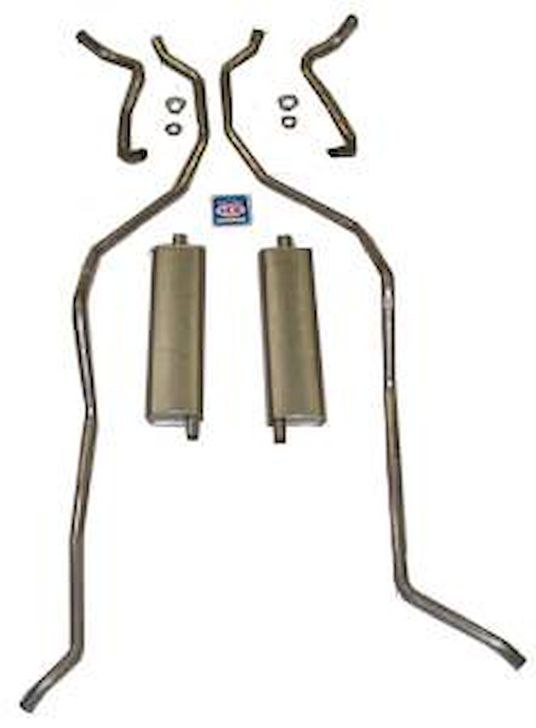 73011 1959 Chevrolet Full-Size Exhaust System 8-cyl 348 Dual