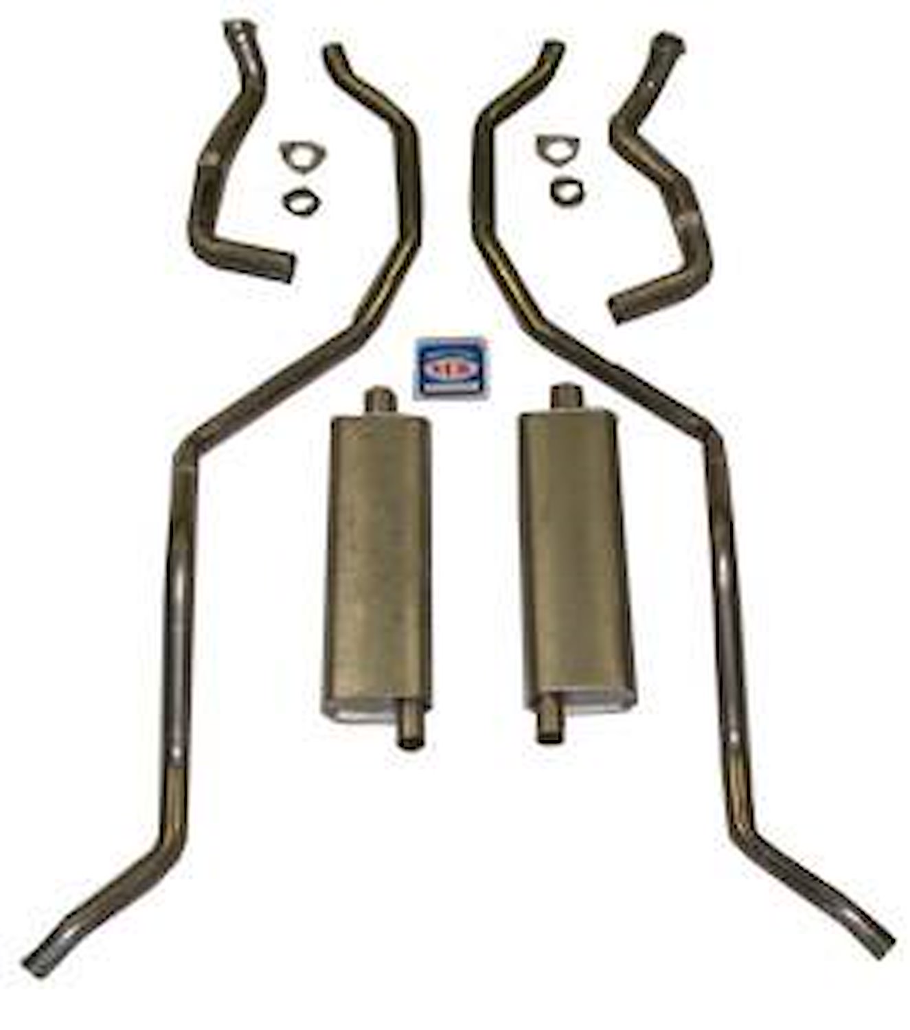73015S 1962-1964 Chevrolet Exhaust System All models exc. SW, 304 Stainless Steel