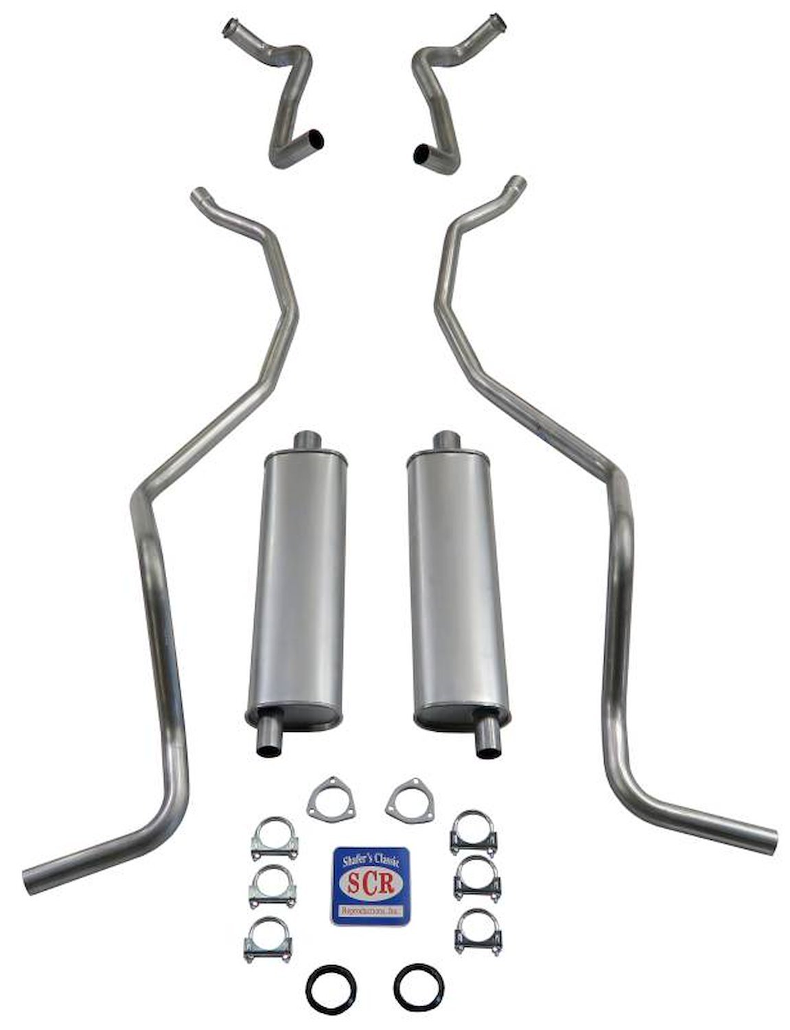 73036 1962-1964 Chevrolet SW 327 w/ 2-1/2 in. Exhaust Hi-Performance Exhaust System