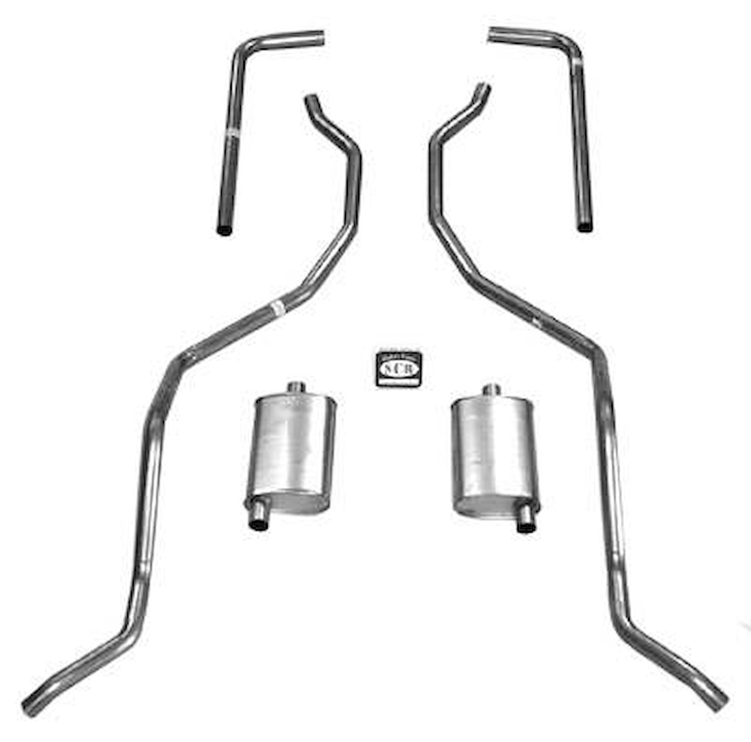 73043S 1960-1964 Chevrolet Full-Size Exhaust System, 304 Stainless Steel
