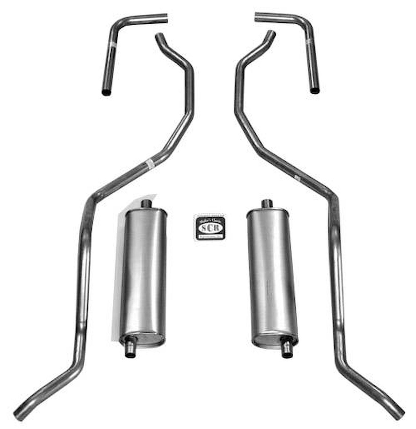 73047 1960-1964 Chevrolet 2 in. Dual Exhaust System