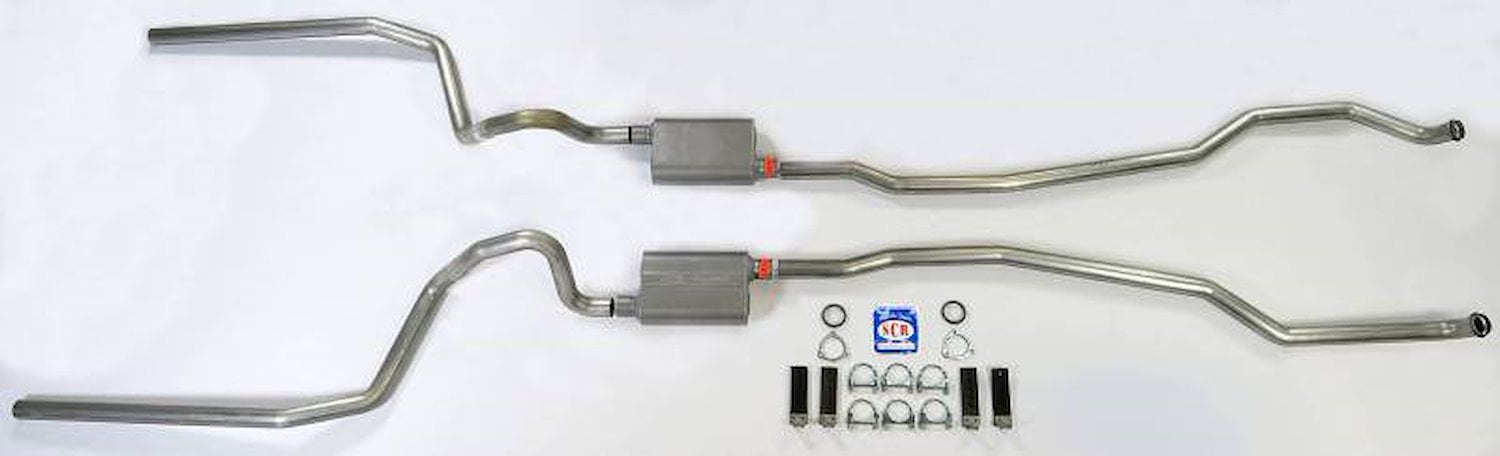 73085 1965-1966 Full-Size Chevrolet Exhaust System 2-1/2 in. Dual Turbo