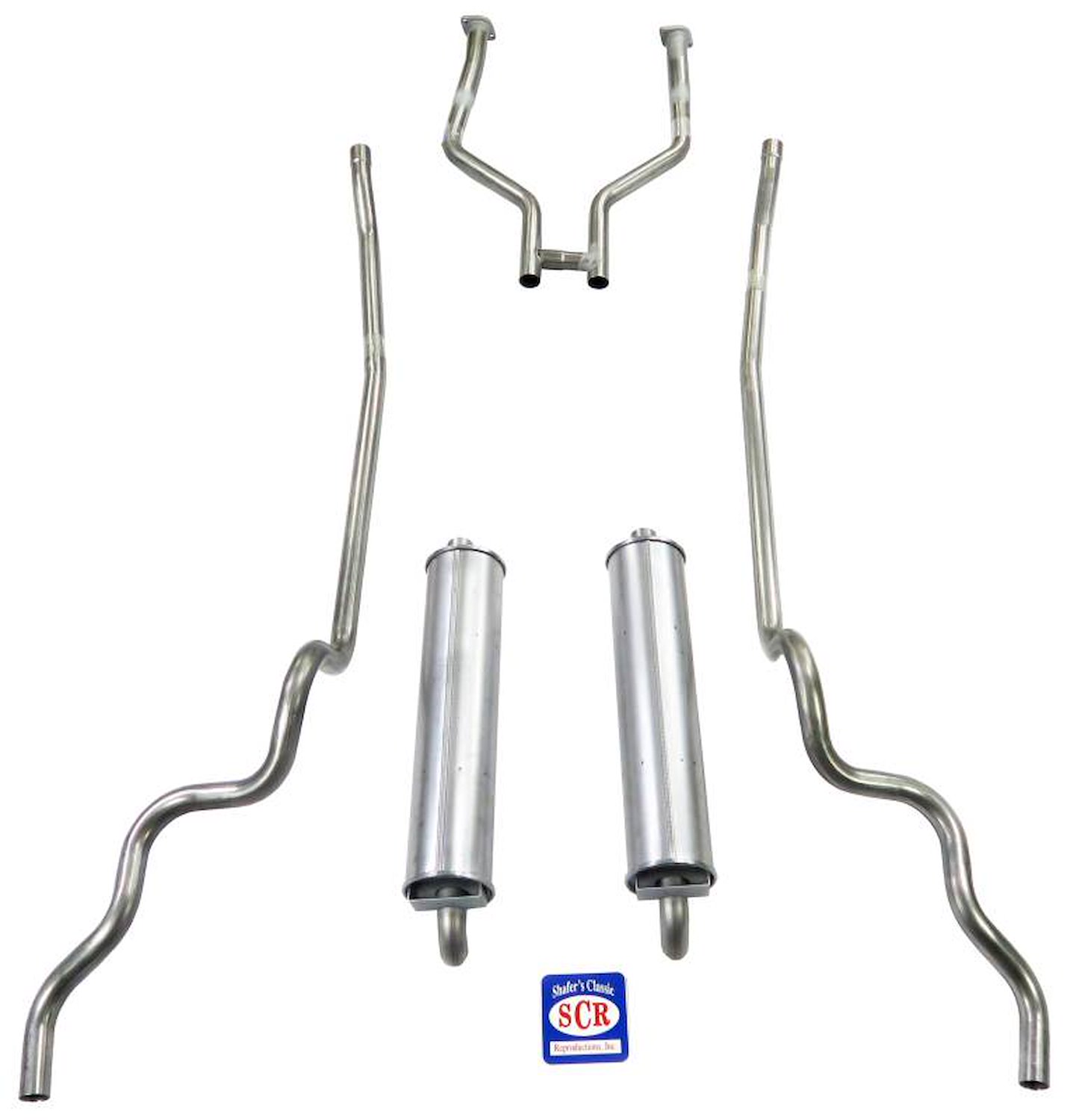 83021 1963-64 Full-Size Ford 2 in. Exhaust System Big Block V8