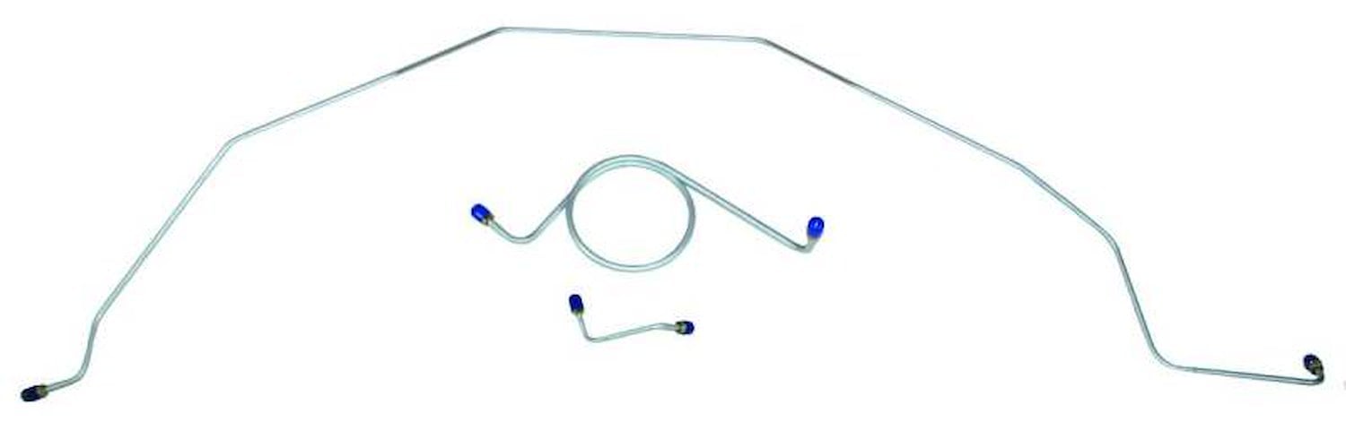 FBL405S 1965-1966 Chevrolet Full-Size Front Brake Line Set [Stainless Steel]