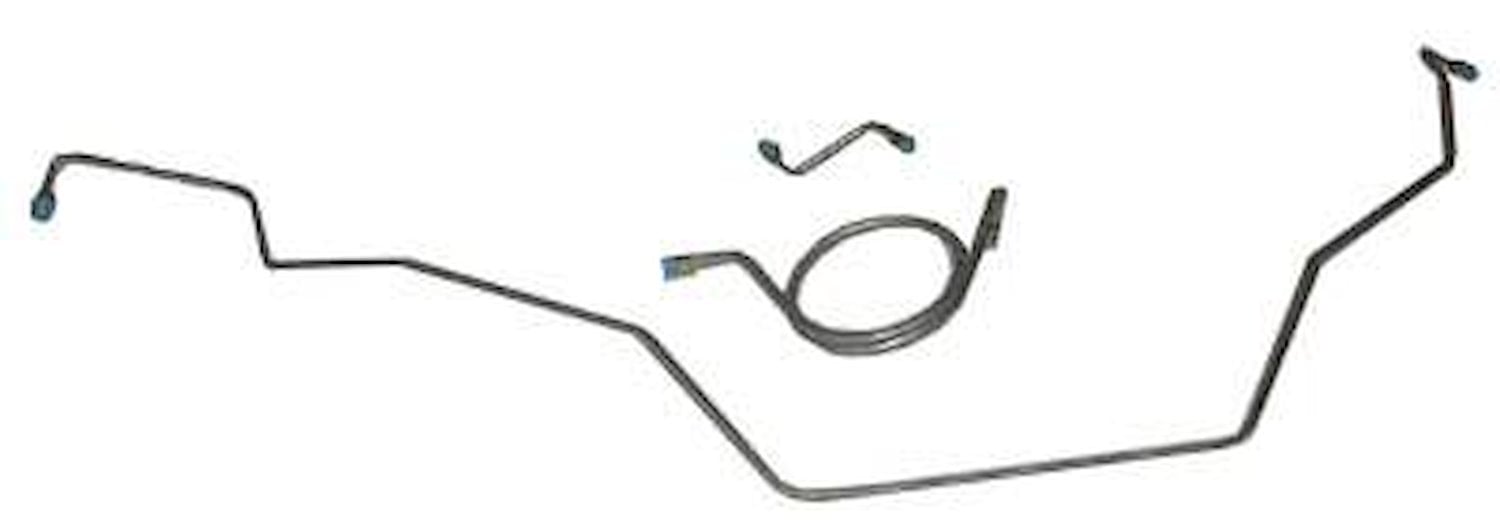 FBL406S 1965-1966 Chevrolet Full-Size Front Brake Line Set [Stainless Steel]