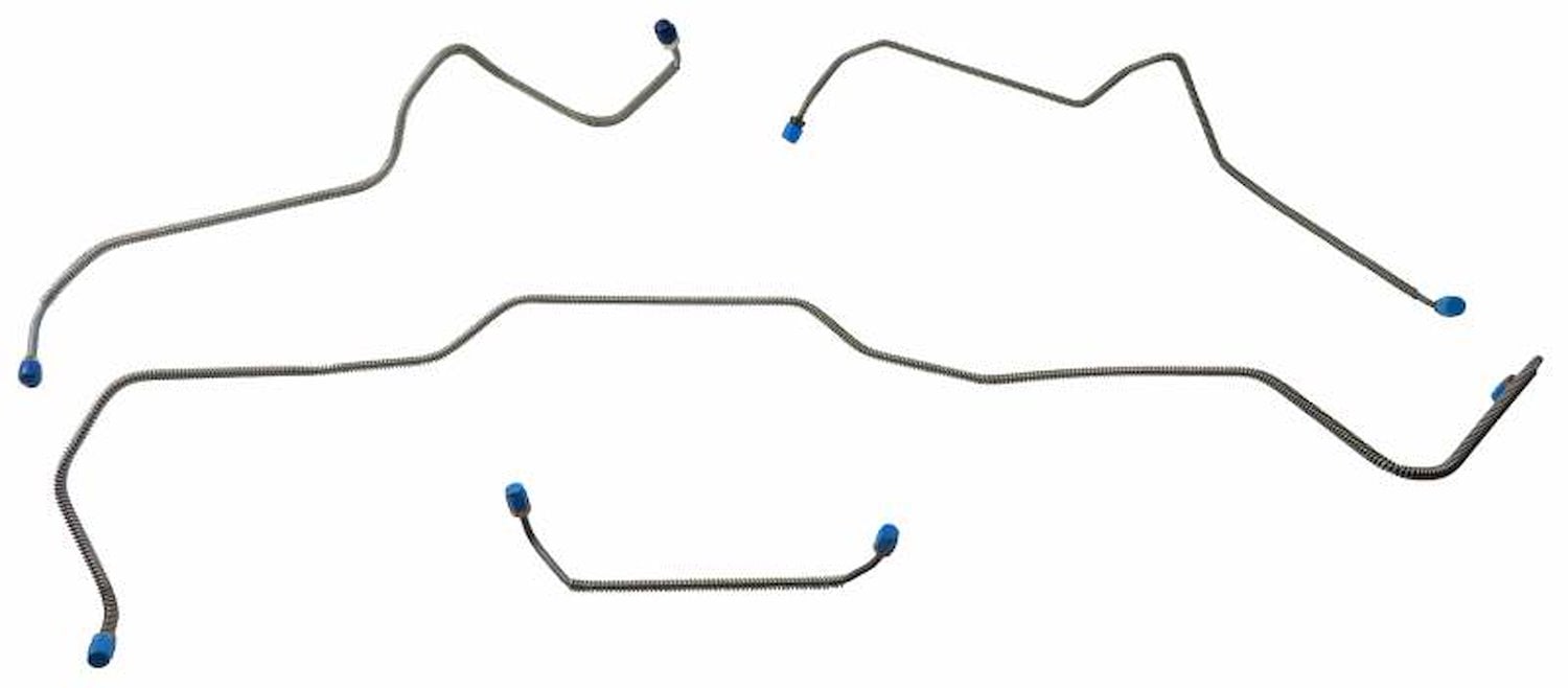 FBL721S 1971-1972 Chevrolet Chevelle Front Brake Line Set [Stainless Steel]